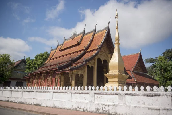 Wat Sensoukaram w mieście Luang Prabang — Zdjęcie stockowe