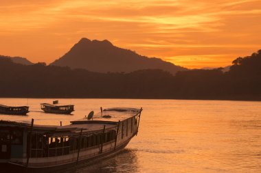 Laos Luang Prabang Mekong Nehri