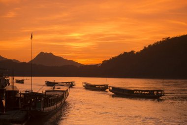 Laos Luang Prabang Mekong Nehri