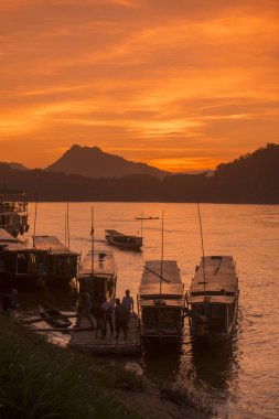 Laos Luang Prabang Mekong Nehri