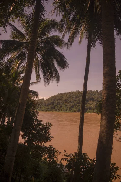 Paesaggio del fiume Mekong — Foto Stock