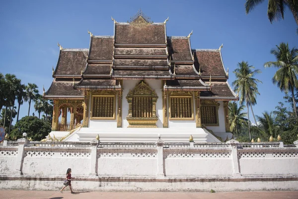 O wat Ho Pha Bang do palácio real — Fotografia de Stock