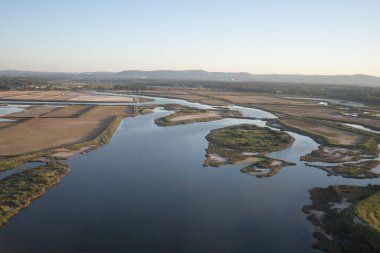 salinas city Faro yakınındaki, yatay