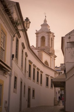 Lagos şehir eski şehirde sokakta 