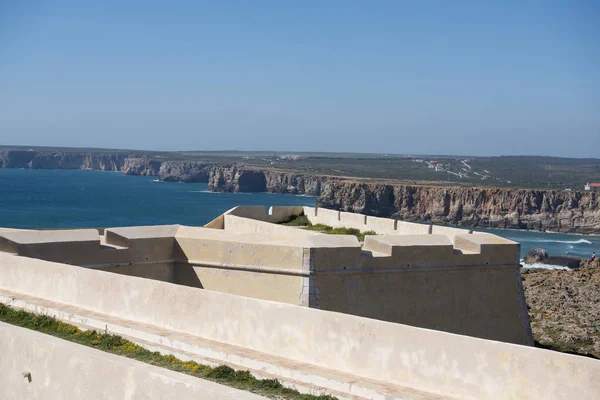 Fortaleza de Sagres Ponta de Sagres w Portugalii — Zdjęcie stockowe