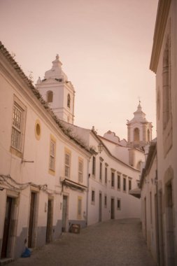 Lagos şehir eski şehirde sokakta 