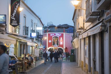 Lagos şehir eski şehirde sokakta 