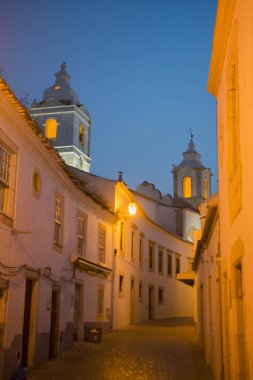 Lagos şehir eski şehirde sokakta 