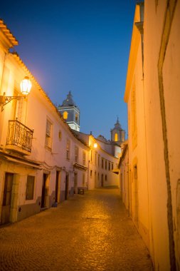 Lagos şehir eski şehirde sokakta 