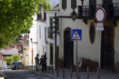 Eski Town of Silves Portekiz sarayda