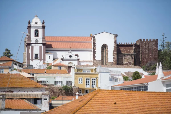 A catedral Se na cidade velha de Silves — Fotografia de Stock