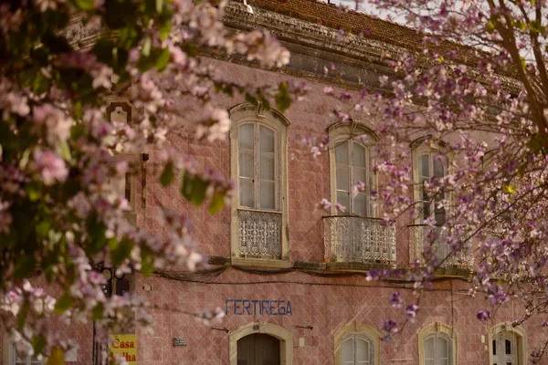 Una antigua casa en la ciudad de Silves en Portugal — Foto de Stock