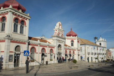 Eski kasaba Loule Portekiz markethall