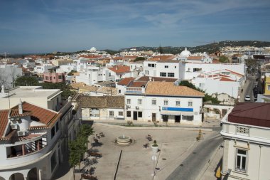 the old town of Loule in Portugal clipart