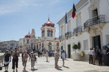 Eski kasaba Loule Portekiz markethall