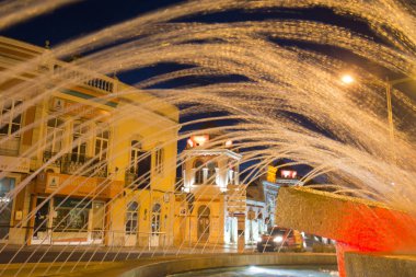 Loule eski şehir içinde markethall Çeşmede