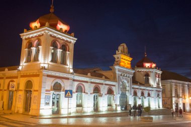 Eski kasaba Loule Portekiz markethall