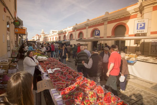 Eski kasaba Loule Portekiz markethall