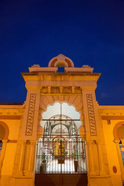 Eski kasaba Loule Portekiz markethall — Stok fotoğraf