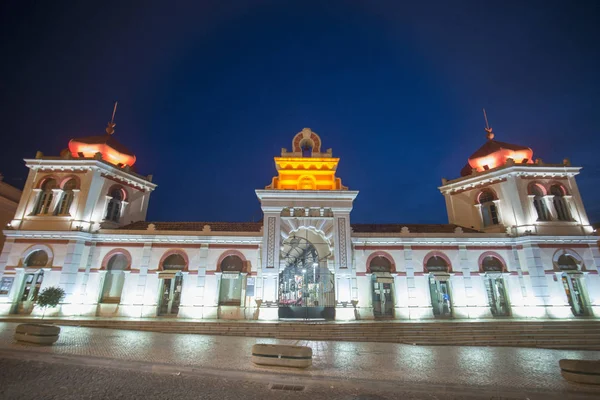 Eski kasaba Loule Portekiz markethall — Stok fotoğraf