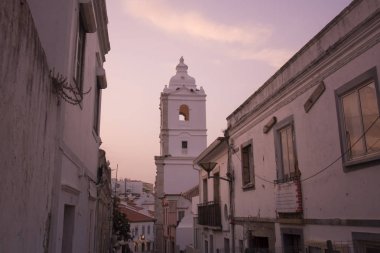 Lagos şehir eski şehirde sokakta 