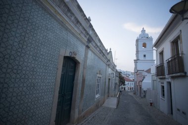 Lagos şehir eski şehirde sokakta 