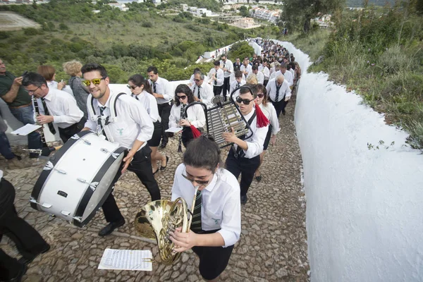 La procession de Pâques ou mae soberana dans la ville de Loule — Photo