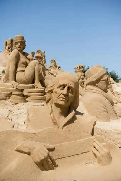 Kum heykel Festivali Fiesa Portekiz