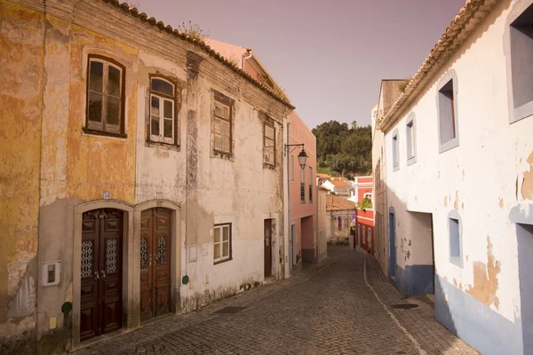 Een steegje in de oude stad van Monchique in Portugal — Stockfoto