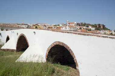 Eski Town of Silves Portekiz Bridge'de