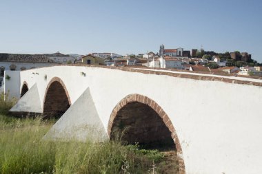 Eski Town of Silves Portekiz Bridge'de