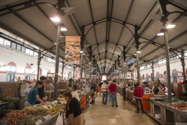 Eski kasaba Loule Portekiz markethall