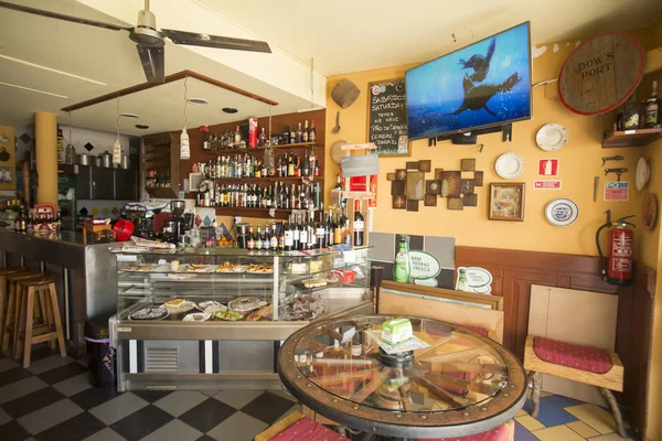 Ein café und restaurant in der stadt aljezur — Stockfoto