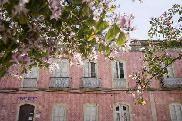 Una antigua casa en la ciudad de Silves en Portugal — Foto de Stock