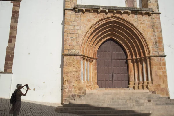 La catedral Se en el casco antiguo de Silves — Foto de Stock