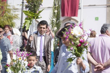Paskalya alayı Festa das Tochas Flores Portekiz
