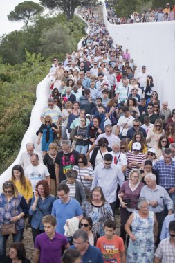 Paskalya alayı veya mae soberana Loule şehir içinde