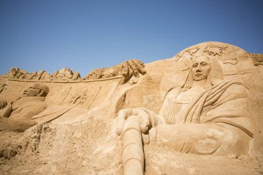 Kum heykel Festivali Fiesa Portekiz