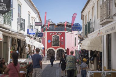 Lagos şehir eski şehirde sokakta 