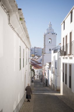 Lagos şehir eski şehirde sokakta 