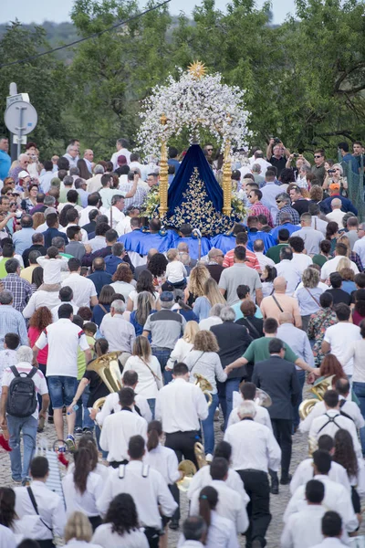 La procession de Pâques ou mae soberana dans la ville de Loule — Photo