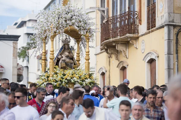 The easter procession or mae soberana in the town of Loule — Stock Photo, Image