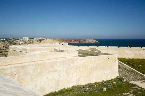 La fortaleza de Sagres alla Ponta de Sagres in Portogallo — Foto Stock