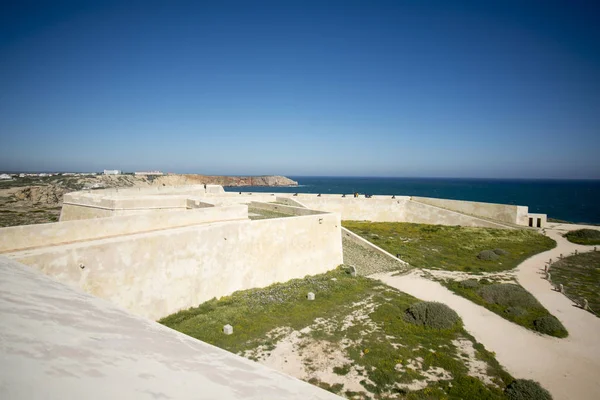 Fortaleza de Sagres Ponta de Sagres w Portugalii — Zdjęcie stockowe