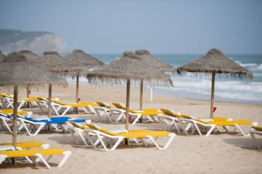 Portekiz Salema village Beach