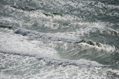 Atlantik osean Portekiz sahilinde bir deniz