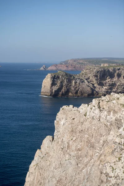 Pobřeží a krajinu na Cabo de Sao Vicente v Portugalsku — Stock fotografie