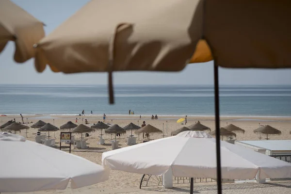 Strand: a település Luz portugál Algarve — Stock Fotó