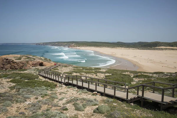 Cosat Vicentina Amado Beach ile sahilde — Stok fotoğraf