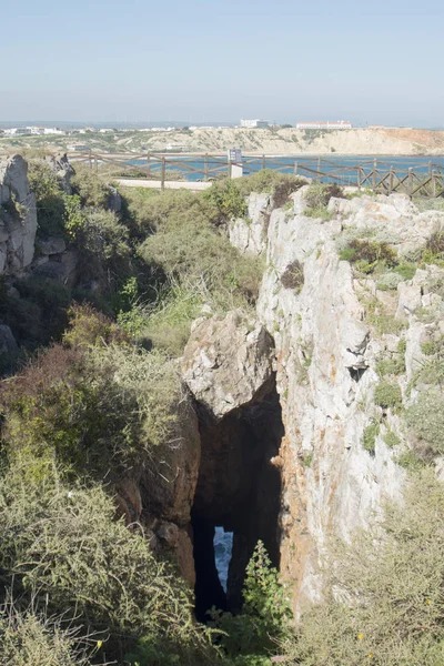 Pobřeží a krajinu na Cabo de Sao Vicente v Portugalsku — Stock fotografie